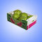 フルーツの低温貯蔵の交通機関のための食品包装の波形のプラスチック荷箱