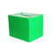 緑PPはプラスチックの箱の化粧品を引っくり返す横窓を波形を付けた