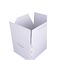 白いPPはプラスチックの箱、折り畳み式の波形のプラスチックの箱を波形を付けた